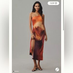 Sunset Cocktail Dress- Bl-nk slip dress